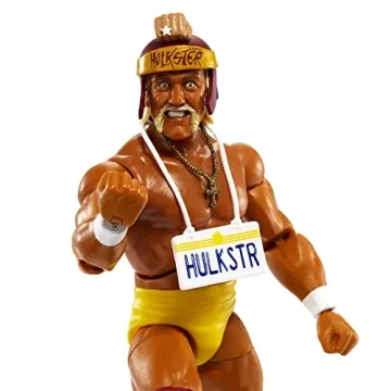 Mattel Hulk Hogan Elite Collection Action Figure, 6-inch Posable Collectible Gift for Fans Ages 8 Years Old & Up