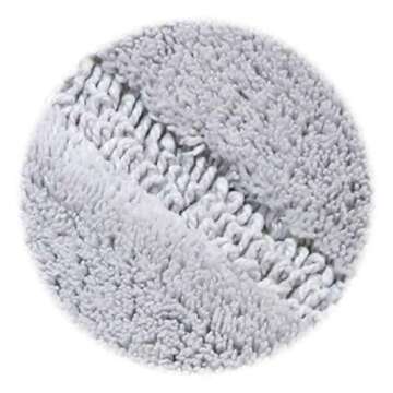 WOVEN ST. Reversible Luxury Cotton Bath Rug Floor mat for Spa Vanity Shower Soft Machine Washable Bath Rug for Bathroom/Kitchen Water Absorbent Bedroom Area Rug (Light Grey, 17"x24" + 21"x34")