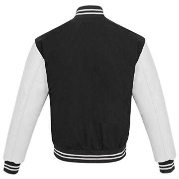 Sledwise Varsity Jacket - Premium Quality Unisex Wool and Leather Basketball and Baseball Jacket