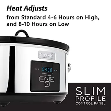 7 Quart Programmable Slow Cooker with Digital Timer & Warmer