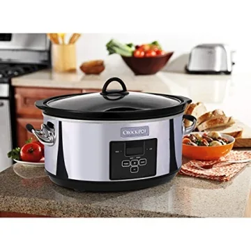 7 Quart Programmable Slow Cooker with Digital Timer & Warmer