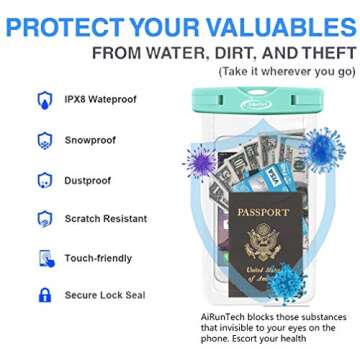 AiRunTech Waterproof Case for Beach and Kayaking Activities