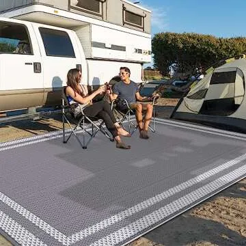 HappyTrends Reversible Outdoor Rug for All Occasions