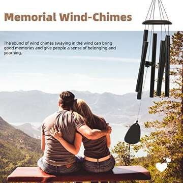 FSVGYY Wind-Chimes-Outdoor-Large-Decor, Deep Tone Soothing Melodic Tones Windchimes, Wind Chimes for...