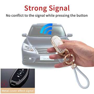 Gematay Key Fob Cover for Tesla Models S, 3, Y