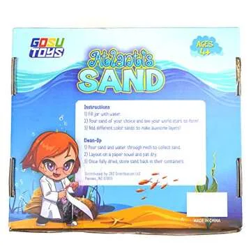 Gosu Toys Atlantis Sand Set Over 2lbs Hydrophobic & Fun