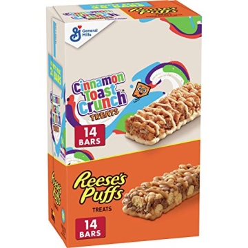 Reese's Puffs Cinnamon Toast Crunch Cereal Bars Pack