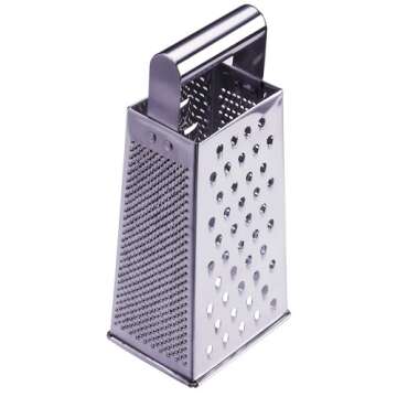 Prepworks Deluxe Stainless Steel Box Grater - Durable & Multi-Functional