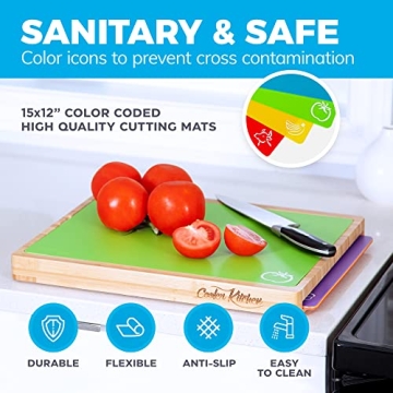 Bamboo Cutting Board Set - Eco-Friendly Meal Prep Solution