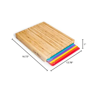 Bamboo Cutting Board Set - Eco-Friendly Meal Prep Solution