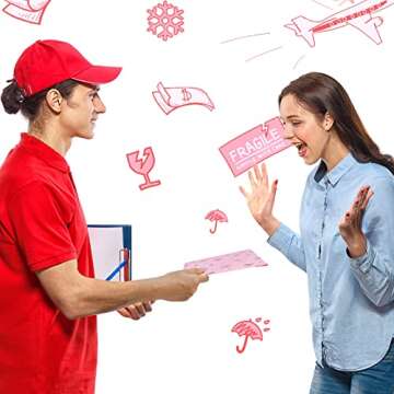 METRONIC Bubble Mailers 6x10 Pink 100Pack Waterproof