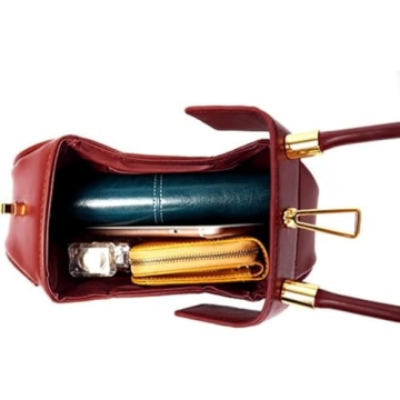 Normia Rita Retro Leather Handbag Stylish Practical Mini Satchel