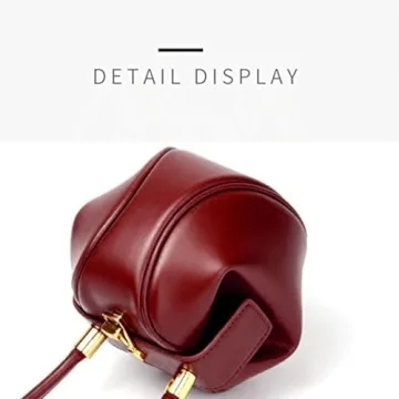 Normia Rita Retro Leather Handbag Stylish Practical Mini Satchel