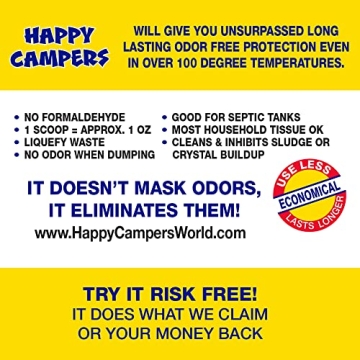 Happy Campers RV Toilet Treatment Extra Strength Odor Eliminator