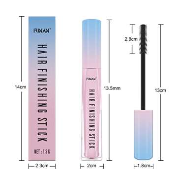 FUNAN 3 Pack, Broken Hair Finishing Slick Stick for Women, Naturally Refreshing