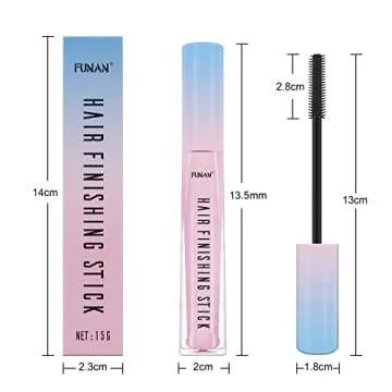 FUNAN 3 Pack, Broken Hair Finishing Slick Stick for Women, Naturally Refreshing