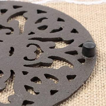 Vintage Cast Iron Trivet Eco-Friendly Non-Slip Kitchen Decor