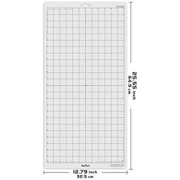 ReArt Standard Grip Cutting Mat for Silhouette Cameo 4 Packs 12" x 24" - Adhesive Cut Mat Replacement Set Matts Vinyl Craft