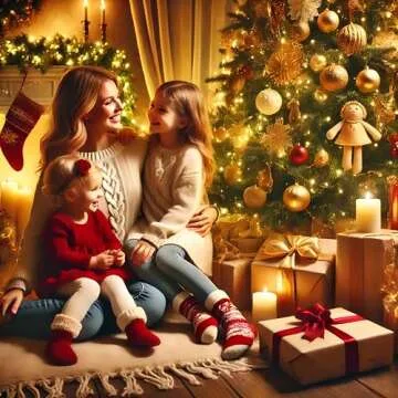 4 ft Pre Lit Artificial Christmas Tree with Lights, Fraser Fir Realistic PE PVC Branch Tips, Holiday Xmas Tree, Metal Stand Automatic Unfold Hinged Design, Easy Assembly for Home Party Decoration