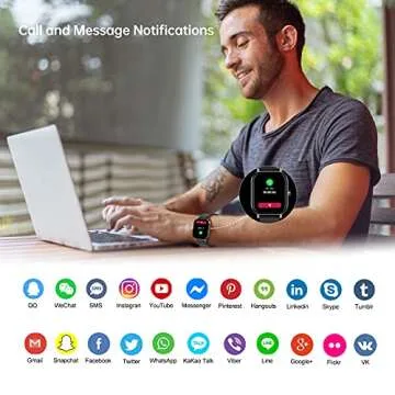 2022 Smartwatch Fitness Tracker for Android and iPhone