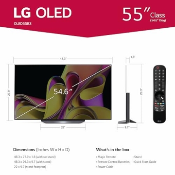LG B3 Series 55-Inch OLED Smart TV for Superior Entertainment