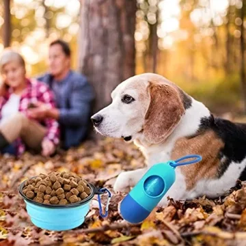 AGECASH Collapsible Portable Dog Bowls for Travel