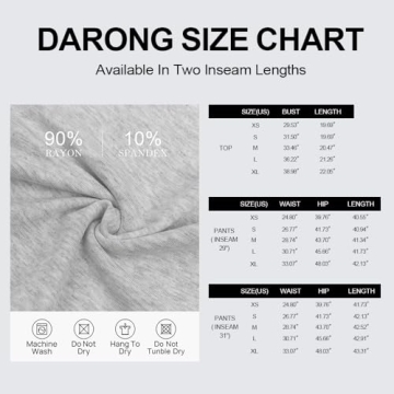 Darong Women's Relaxed Fit 2 Piece Lounge Set