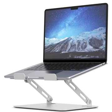 SOUNDANCE Adjustable Laptop Stand - Ergonomic Metal Riser for Any Age