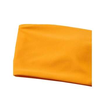 SOLY HUX Women's Color Block Bandeau Bikini Swimsuit