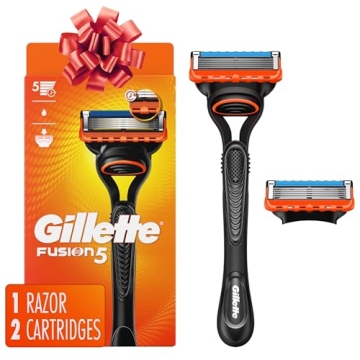 Gillette Fusion5 Razor for Men with 2 Blade Refills