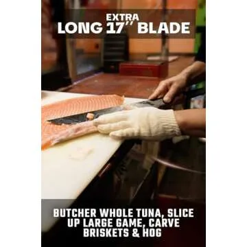 Dalstrong 17 Inch Tuna Knife - Premium Slicing Tool