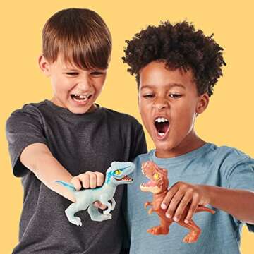 Heroes of Goo Jit Zu Jurassic World Action Figure - Blue Velociraptor