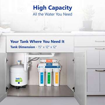 tankRo RO132-TNK 4 Gallon Reverse Osmosis Water Tank
