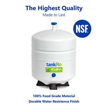 tankRo RO132-TNK 4 Gallon Reverse Osmosis Water Tank
