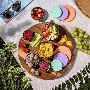 Everusely 3-Piece Stainless Steel Food Containers Set