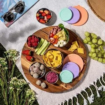 Everusely 3-Piece Stainless Steel Food Containers Set