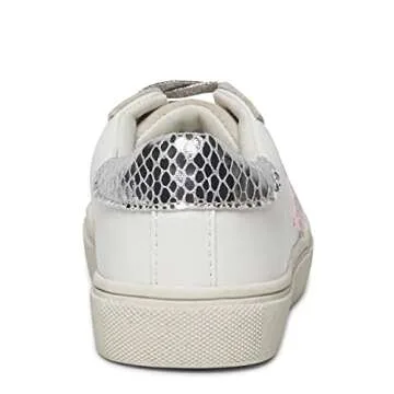 Steve Madden Girls Shoes Girls Rezume Sneaker, White Multi, 2 Little Kid