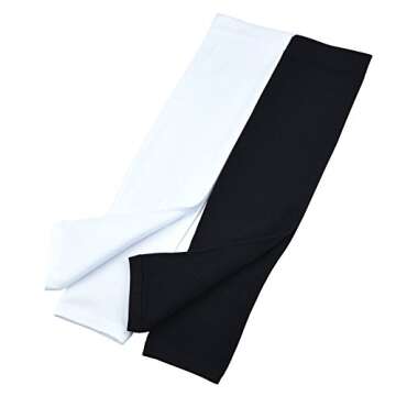 Finrray UV Protection Cooling Arm Sleeves Sun Sleeves Arm Cover for Women &Girls&Adult&Youth&Men Cyc...