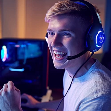 Gaming Headset with Noise Canceling Mic for Gamers