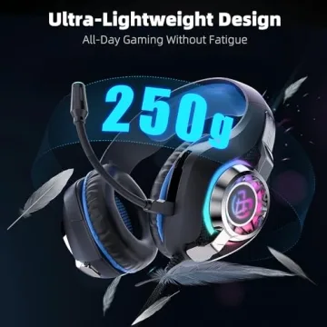 Gaming Headset with Noise Canceling Mic for Gamers