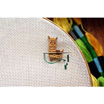 Llama Needle Minder - Your Perfect Cross Stitch Companion