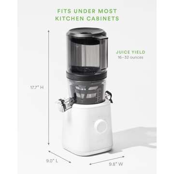 Nama J2 Cold Press Juicer for Hands-Free Effortless Juicing