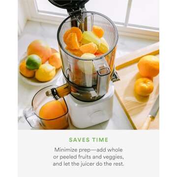 Nama J2 Cold Press Juicer for Hands-Free Effortless Juicing