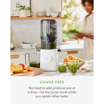 Nama J2 Cold Press Juicer for Hands-Free Effortless Juicing