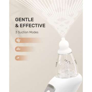 HEYVALUE Nasal Aspirator for Baby, Baby Nose Sucker, Electric Nasal Aspirator for Toddler, Baby Nose...
