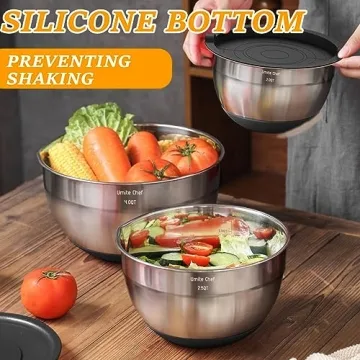 Umite Chef Mixing Bowls Set with Airtight Lids
