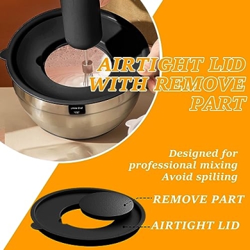 Umite Chef Mixing Bowls Set with Airtight Lids