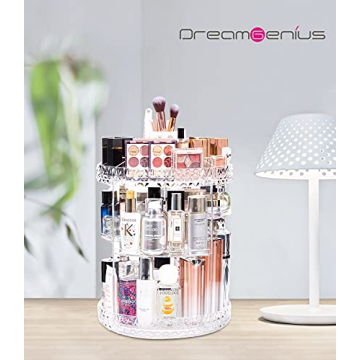 Elegant 360 Degree Rotating Makeup Organizer - DreamGenius