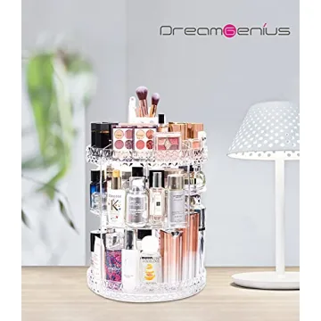 Elegant 360 Degree Rotating Makeup Organizer - DreamGenius