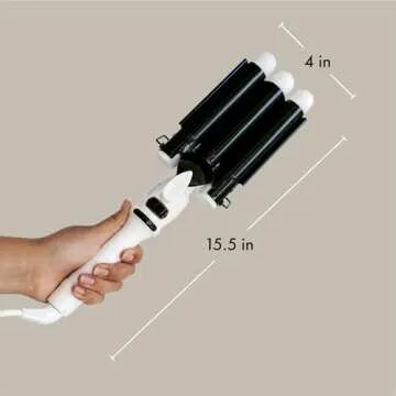 BONDIBOOST Wave Wand Hair Curling Iron for Gorgeous Waves